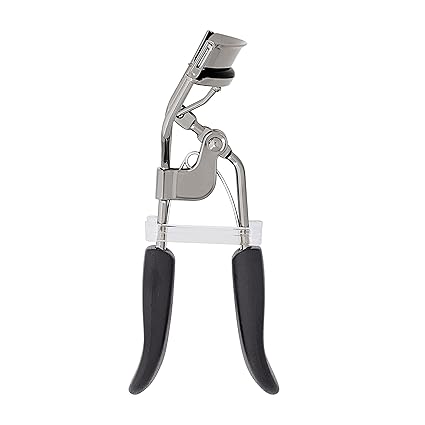 Eyelash Curler, Strong, Contoured, Eye-Opening, Voluminous Lashes, Includes Additional Rubber Replacement Pad, Silver